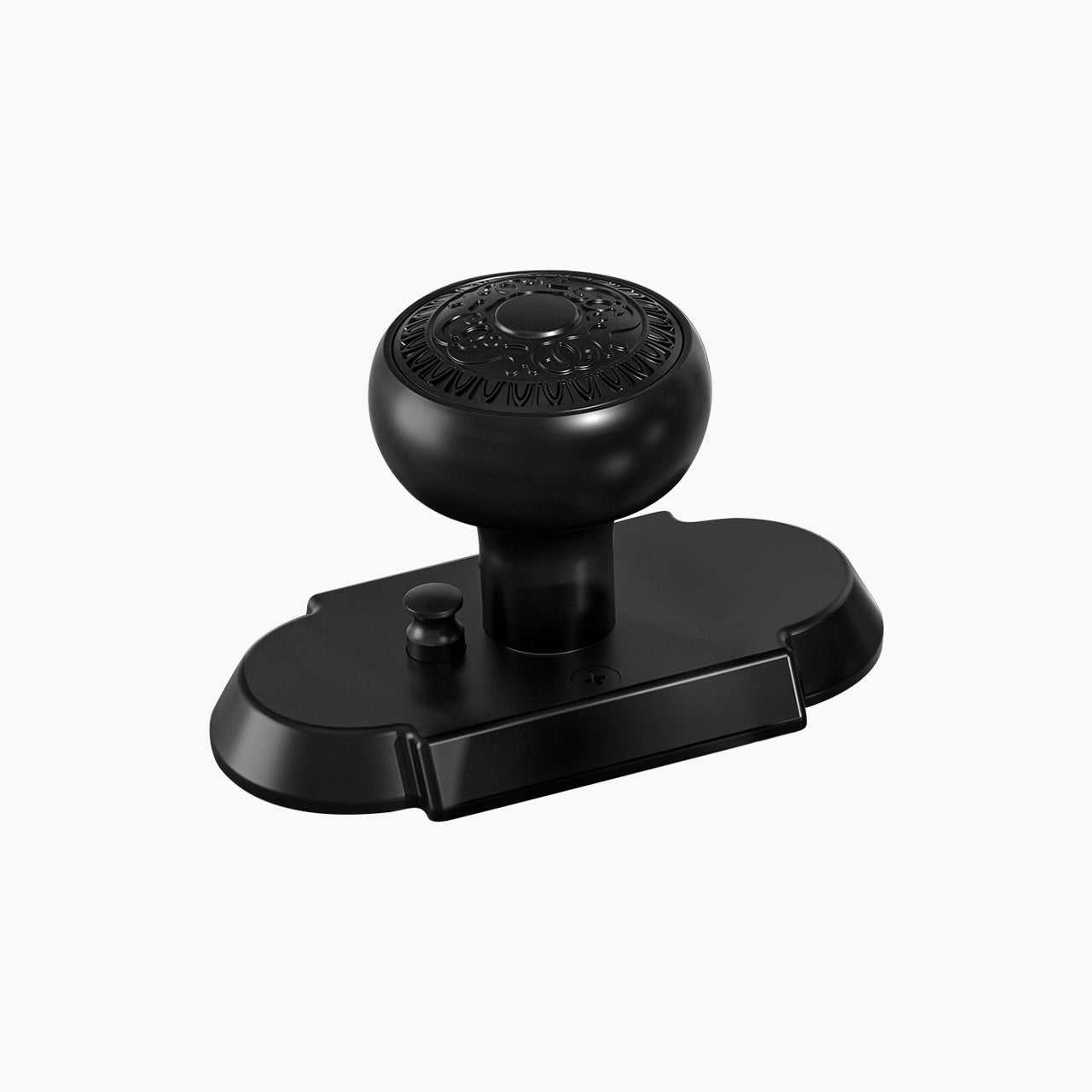 SENY Antique Style Door Knob with Arched Plate, Privacy/Passage/Dummy