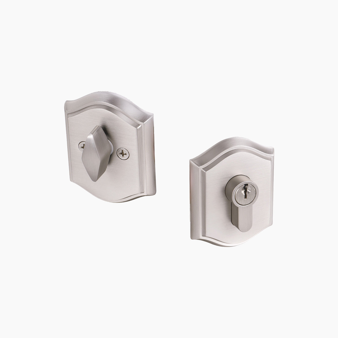 SENY Decorative Deadbolt Lock – Single Cylinder Arched Front Door Deadbolt - Seny Hardware