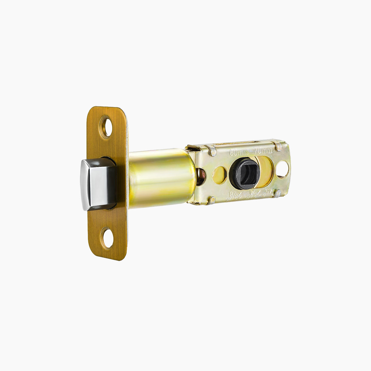 SENY Adjustable Door Latch 60–70mm with 45° Turning Angle – Replacement Deadlatch for Interior & Entry Doors - Seny Hardware