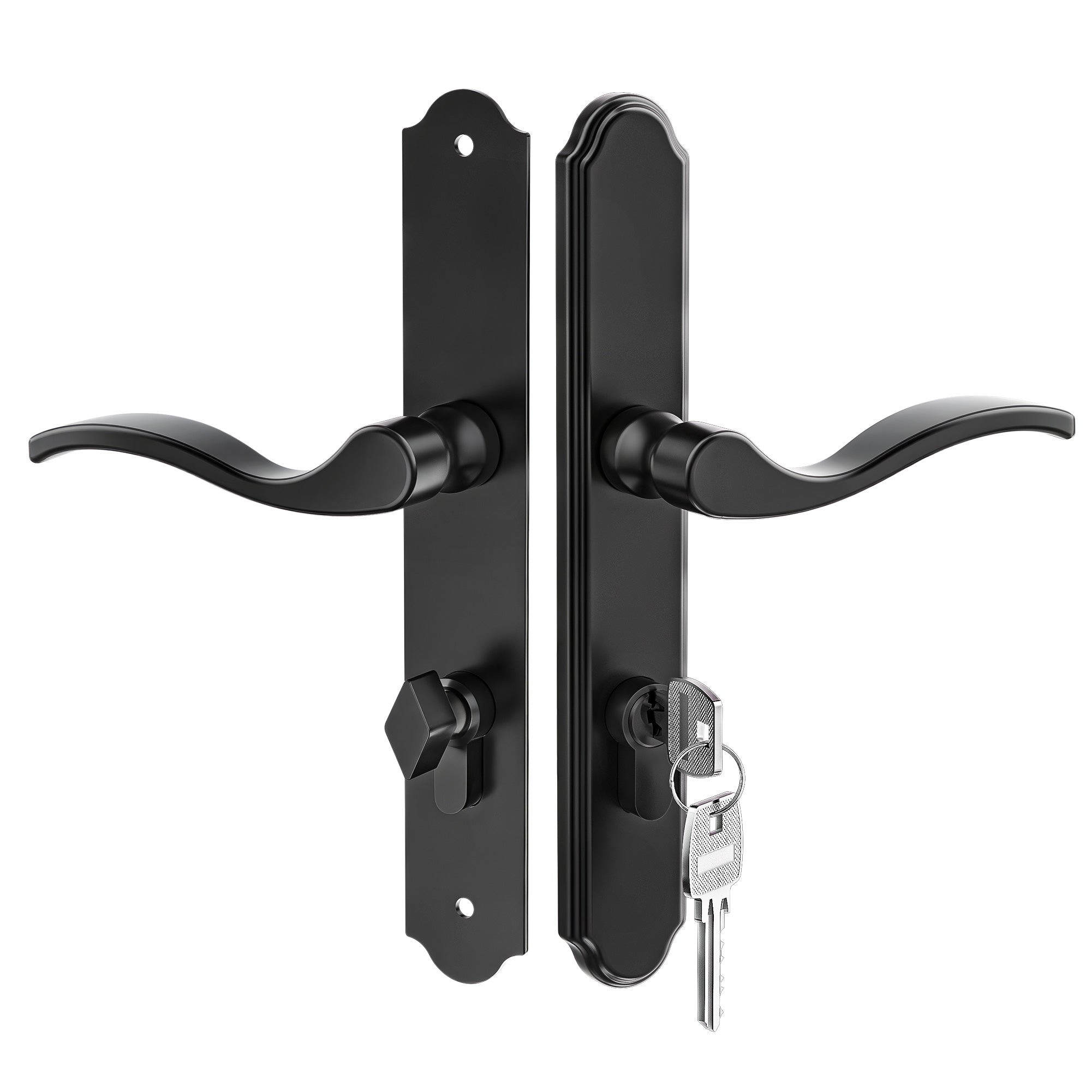 SENY 2-1/2" PZ Storm Door Handle & Mortise Lock Replacement for Storm & Screen Doors