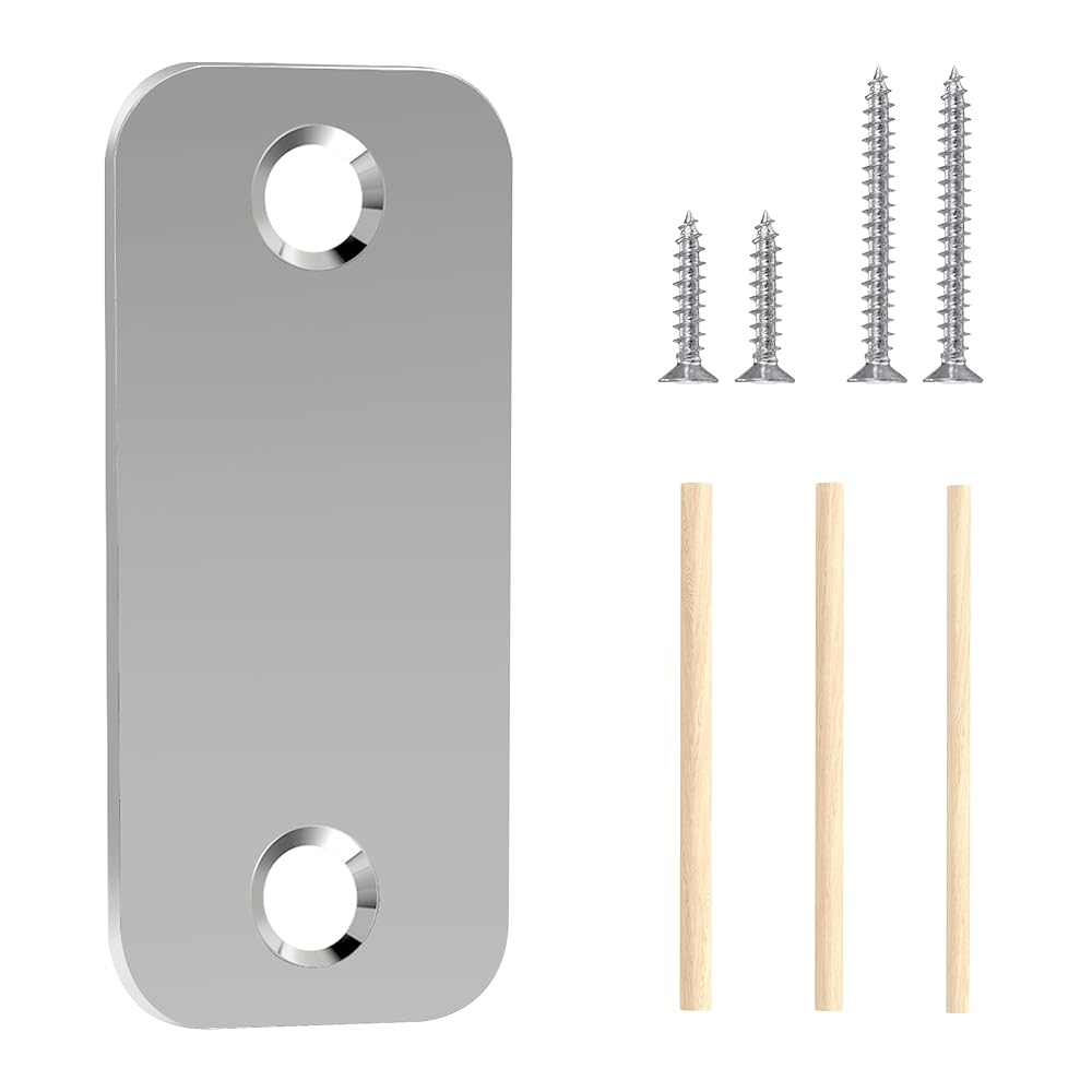 SENY Door Hole Cover Plate – 2-1/4" × 1" Door Frame Filler Plate