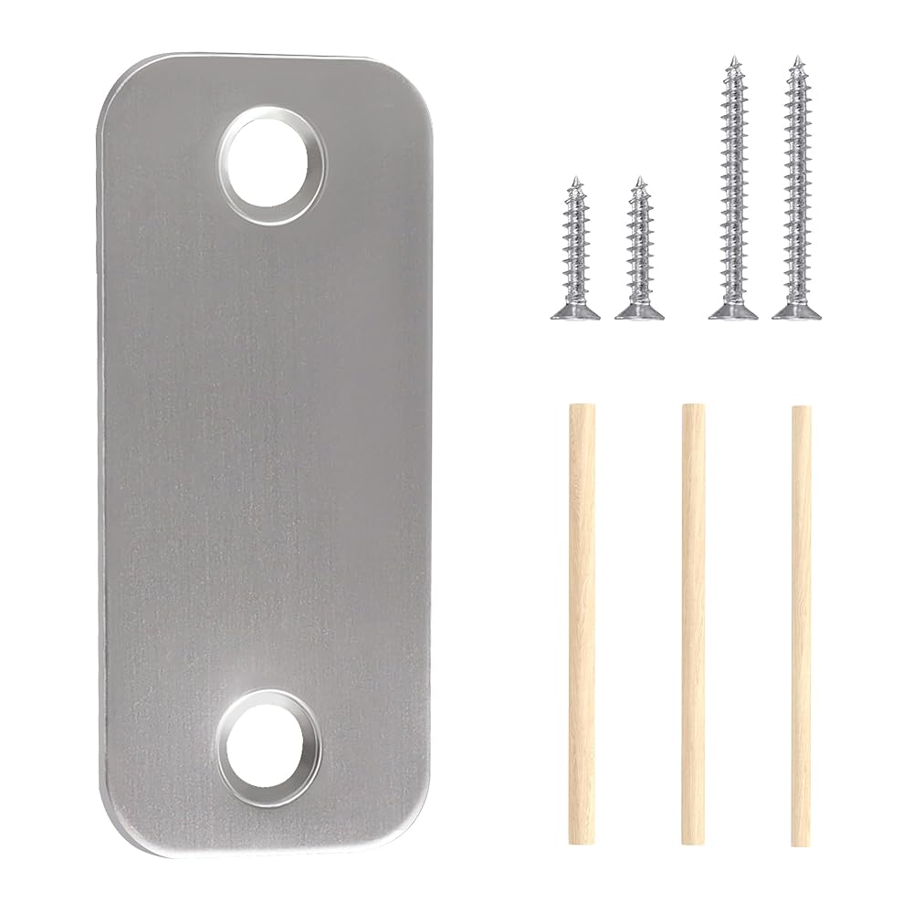 SENY Door Hole Cover Plate – 2-1/4" × 1" Door Frame Filler Plate