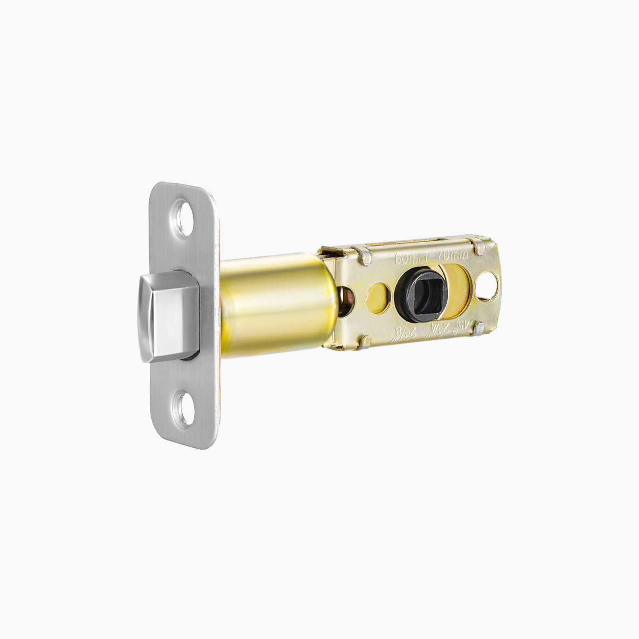 SENY Adjustable Door Latch 60–70mm with 45° Turning Angle – Replacement Deadlatch for Interior & Entry Doors - Seny Hardware