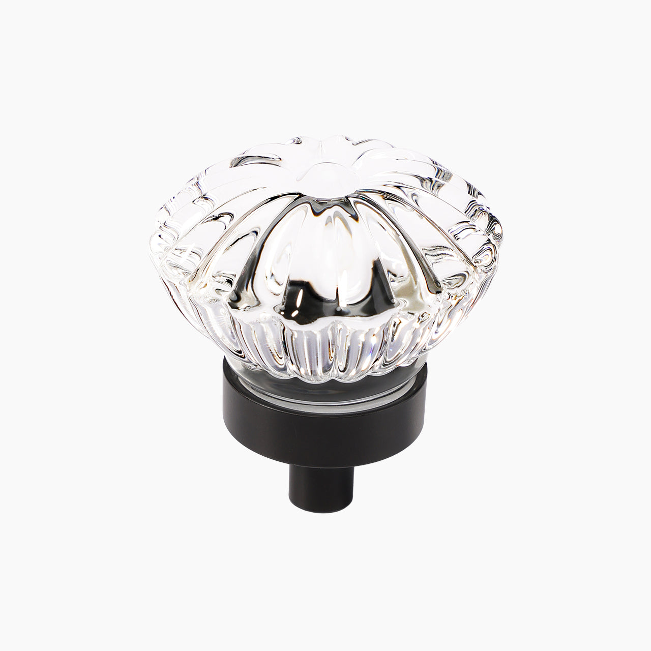 SENY Flower Crystal Cabinet Knobs – Vintage Glass Drawer Knobs for Kitchen, Bathroom & Furniture (4 Pack) - Seny Hardware