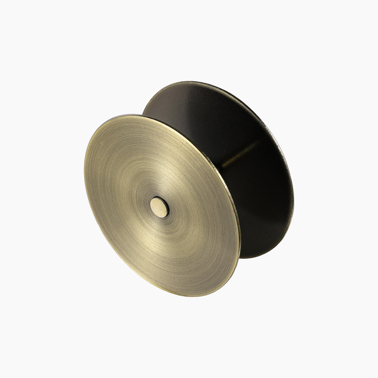 SENY Door Hole Cover Plate – Round Metal Deadbolt Hole Filler for Interior & Exterior Doors (2-5/8")