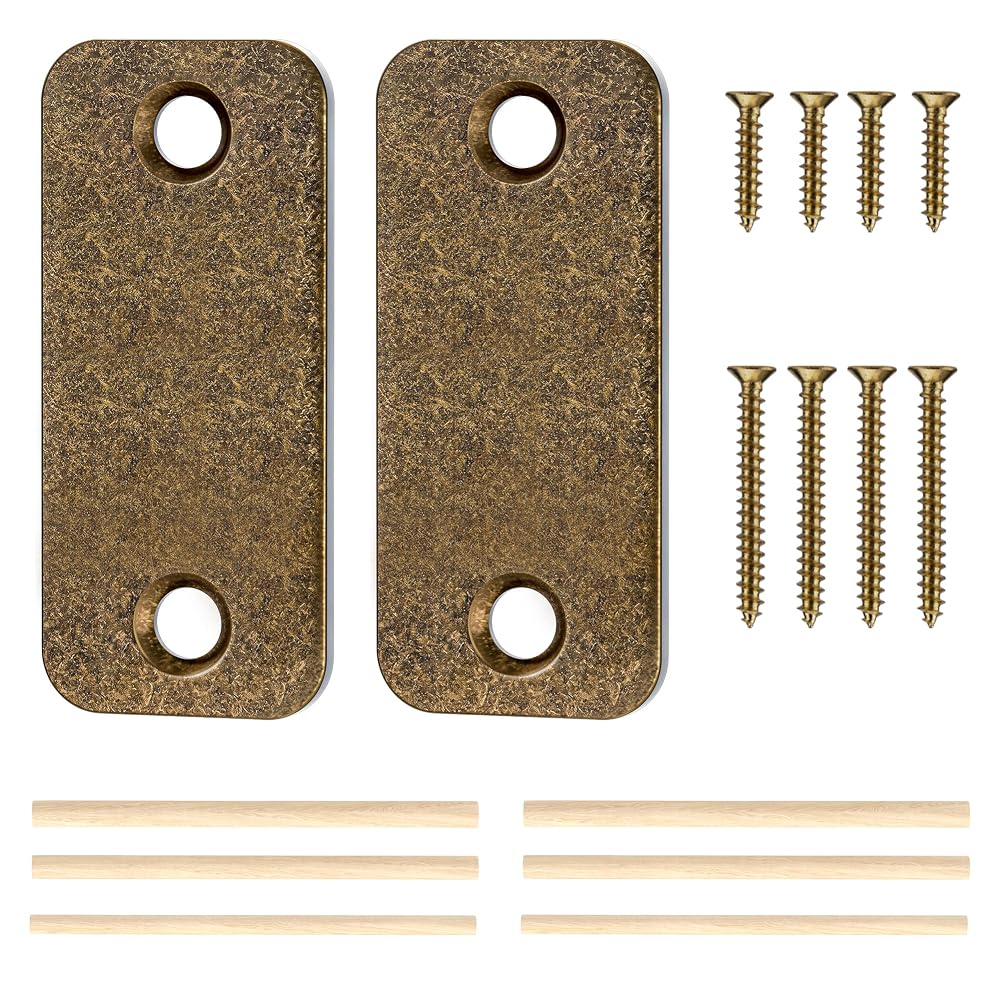 SENY Door Hole Cover Plate – 2-1/4" × 1" Door Frame Filler Plate