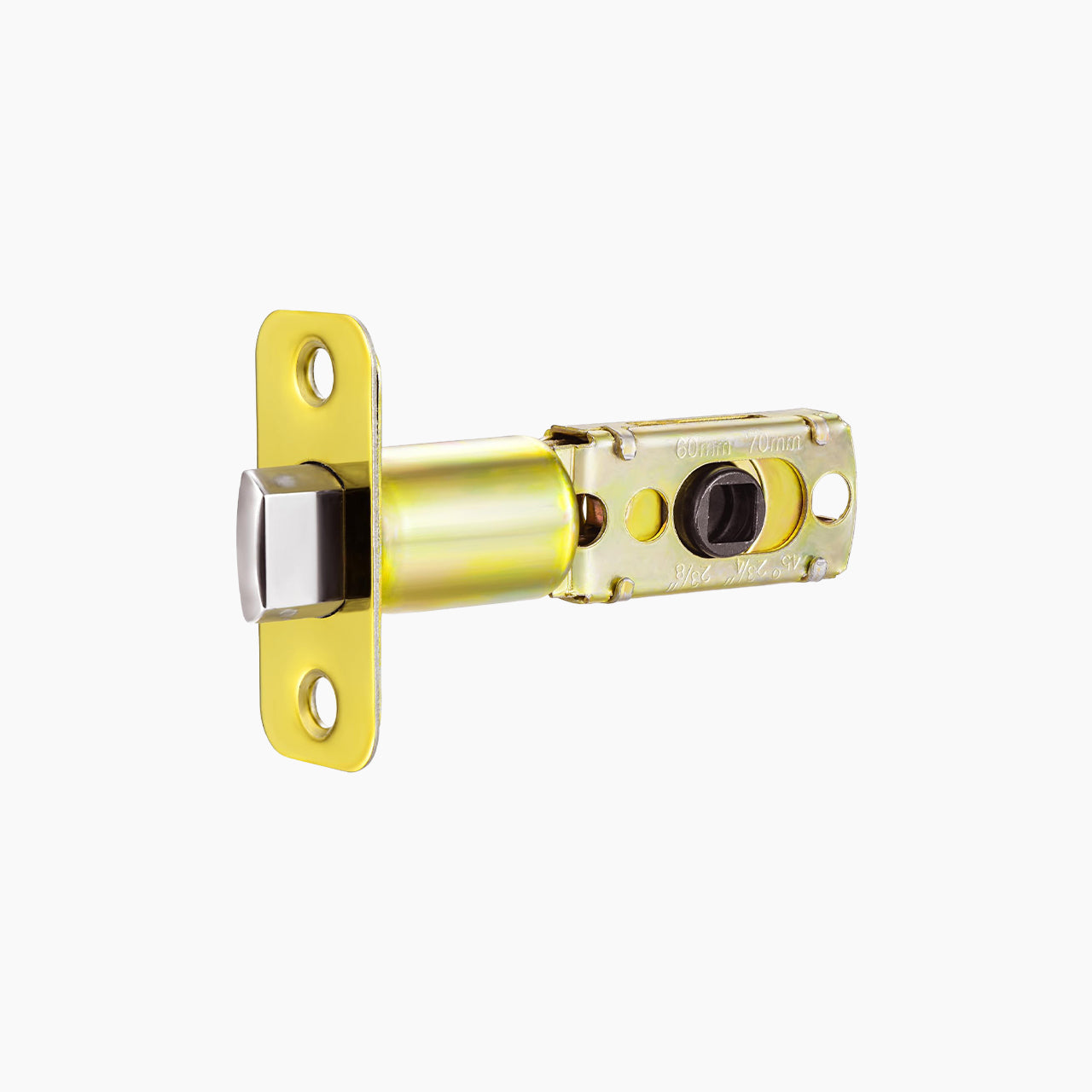 SENY Adjustable Door Latch 60–70mm with 45° Turning Angle – Replacement Deadlatch for Interior & Entry Doors - Seny Hardware