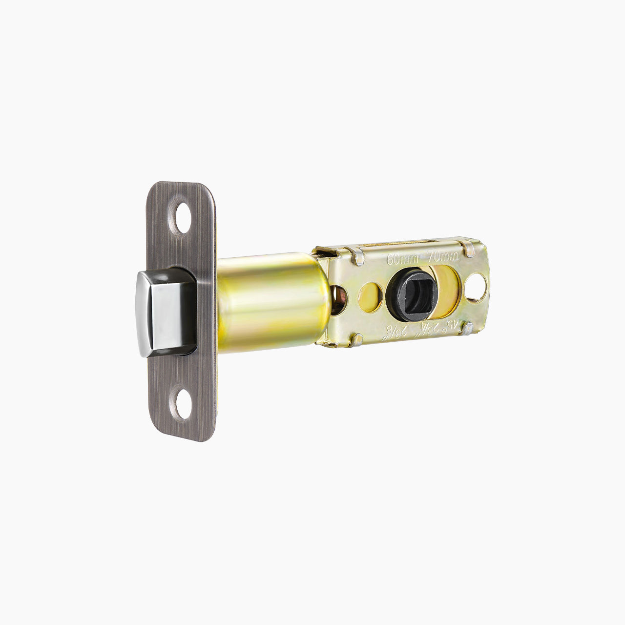 SENY Adjustable Door Latch 60–70mm with 45° Turning Angle – Replacement Deadlatch for Interior & Entry Doors - Seny Hardware