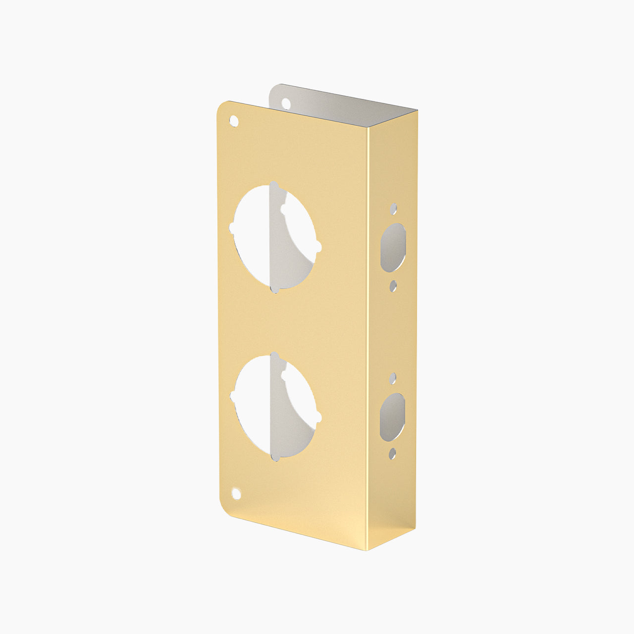 SENY Door Knob & Deadbolt Reinforcement Plate – Heavy Duty Lock Reinforcer for Door Repair & Security - Seny Hardware