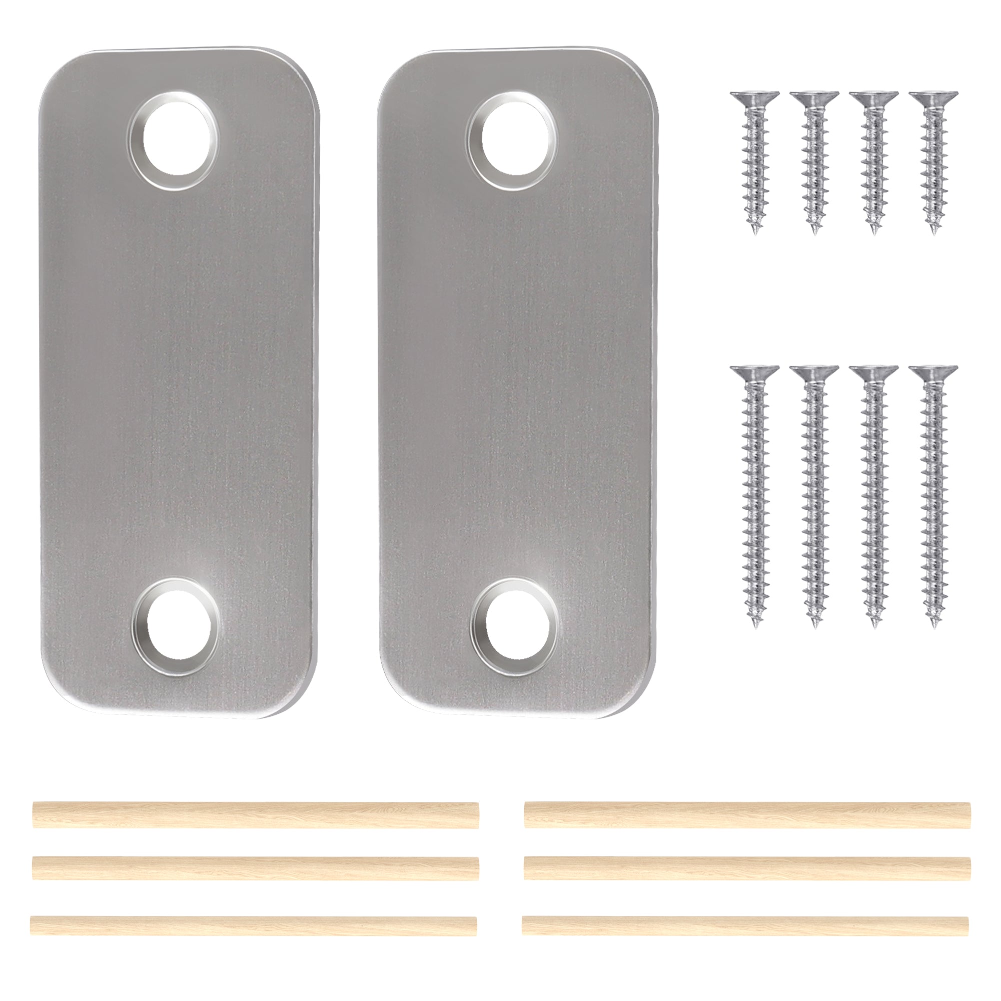 SENY Door Hole Cover Plate – 2-1/4" × 1" Door Frame Filler Plate