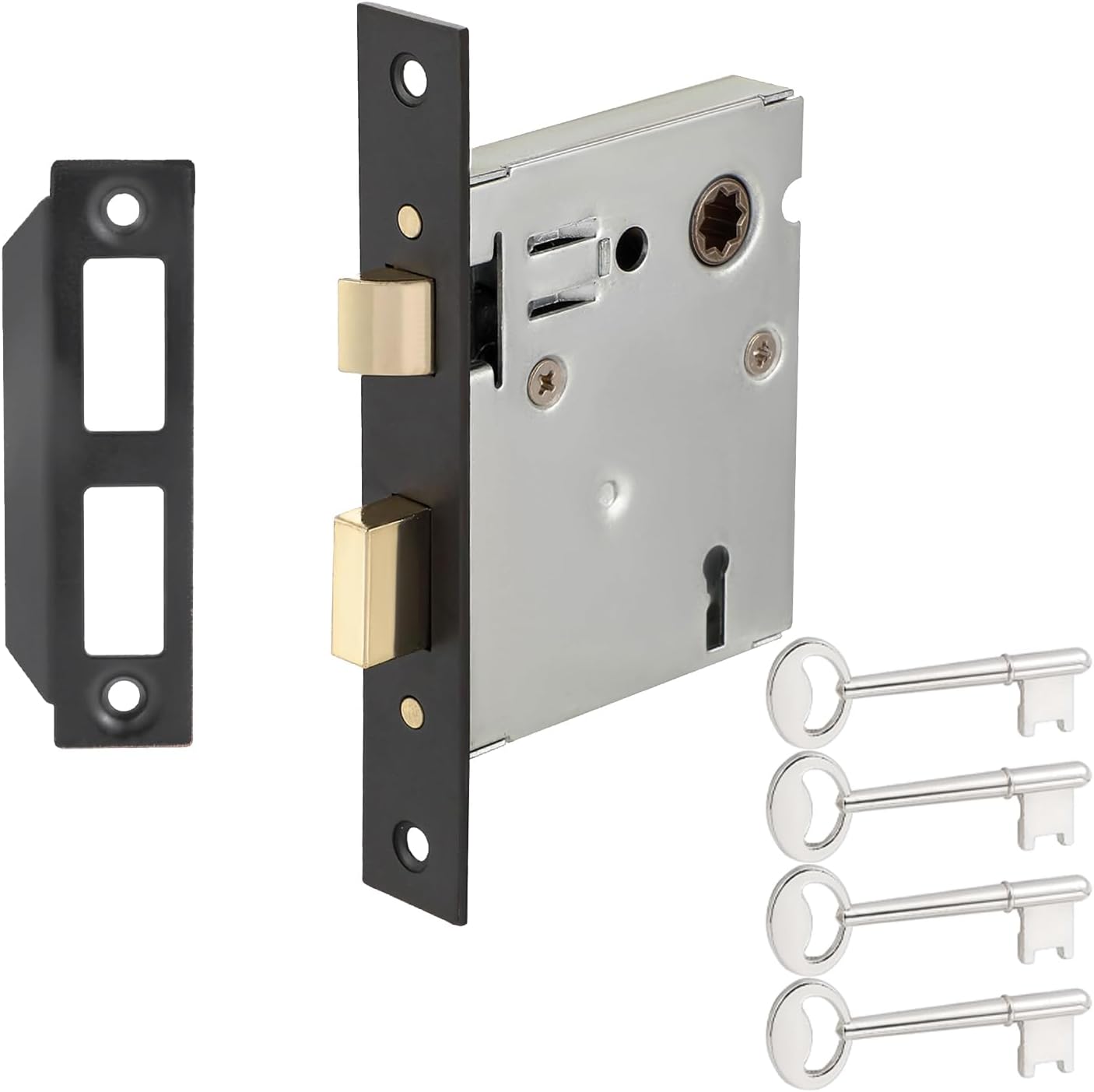SENY Mortise Lock Body Replacement with Skeleton Keys