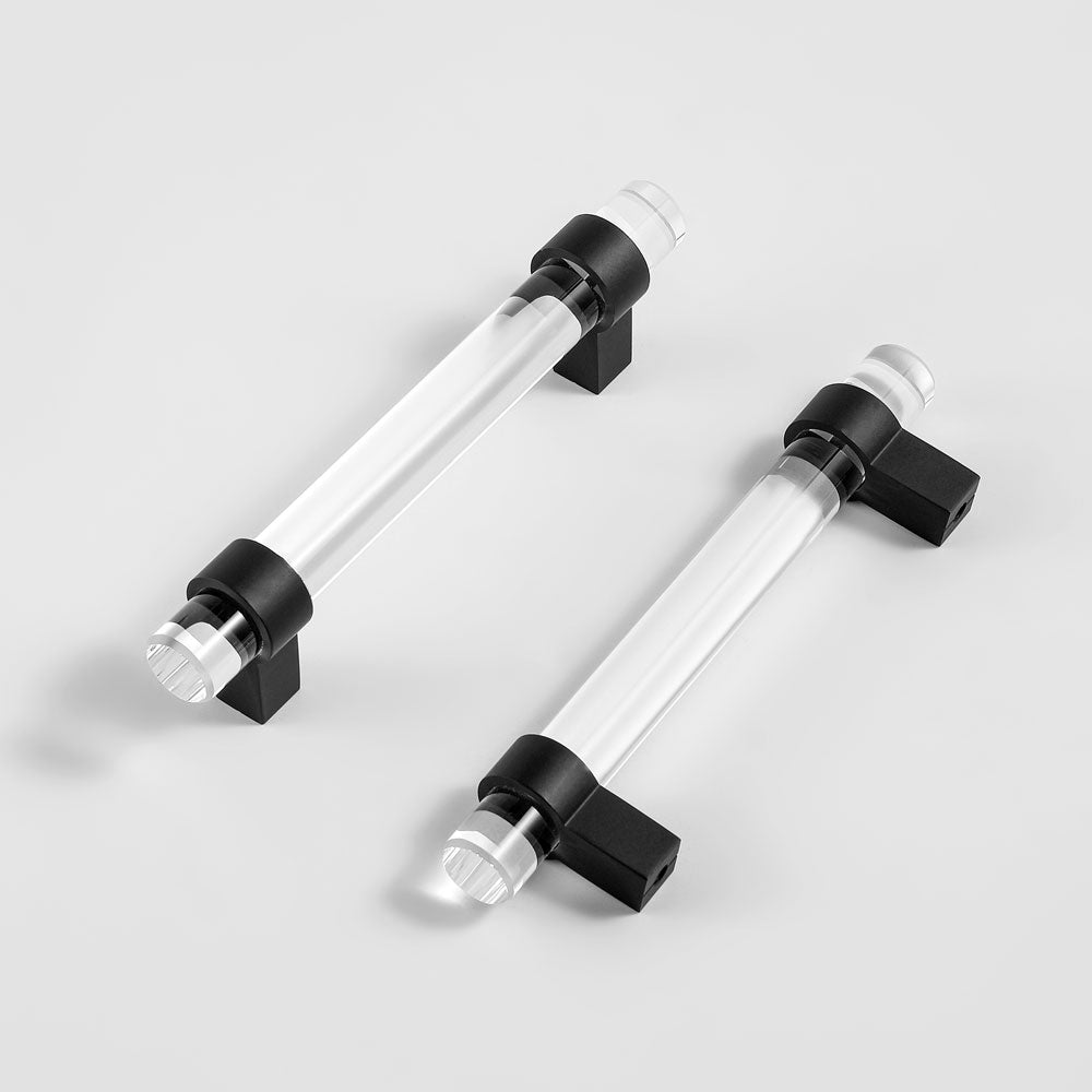 black kitchen cabinet handles