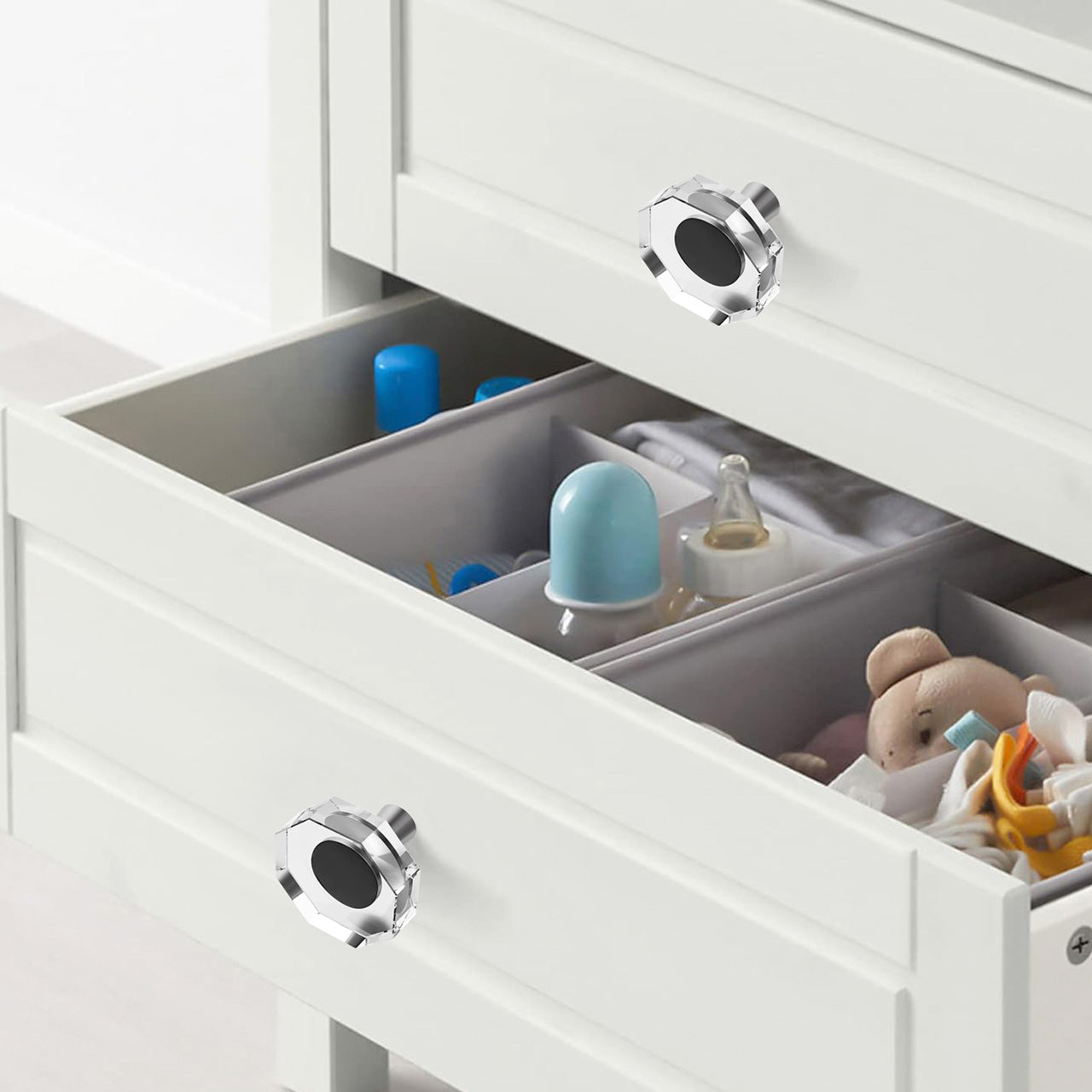 glass knob drawer pulls