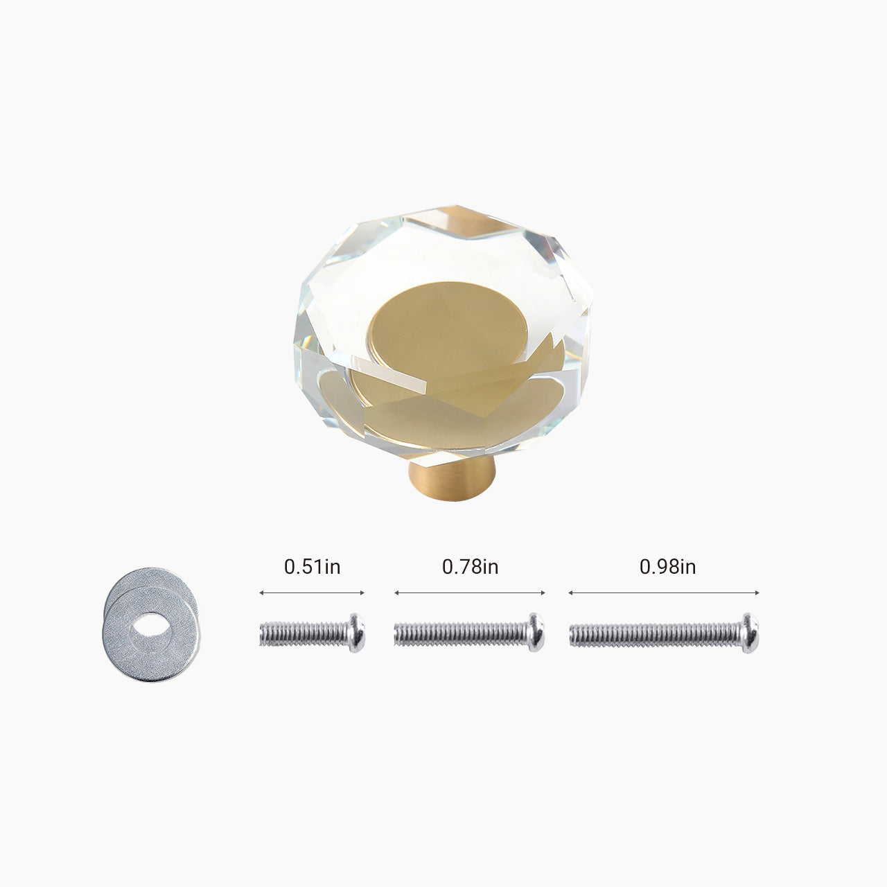 gold knobs kitchen