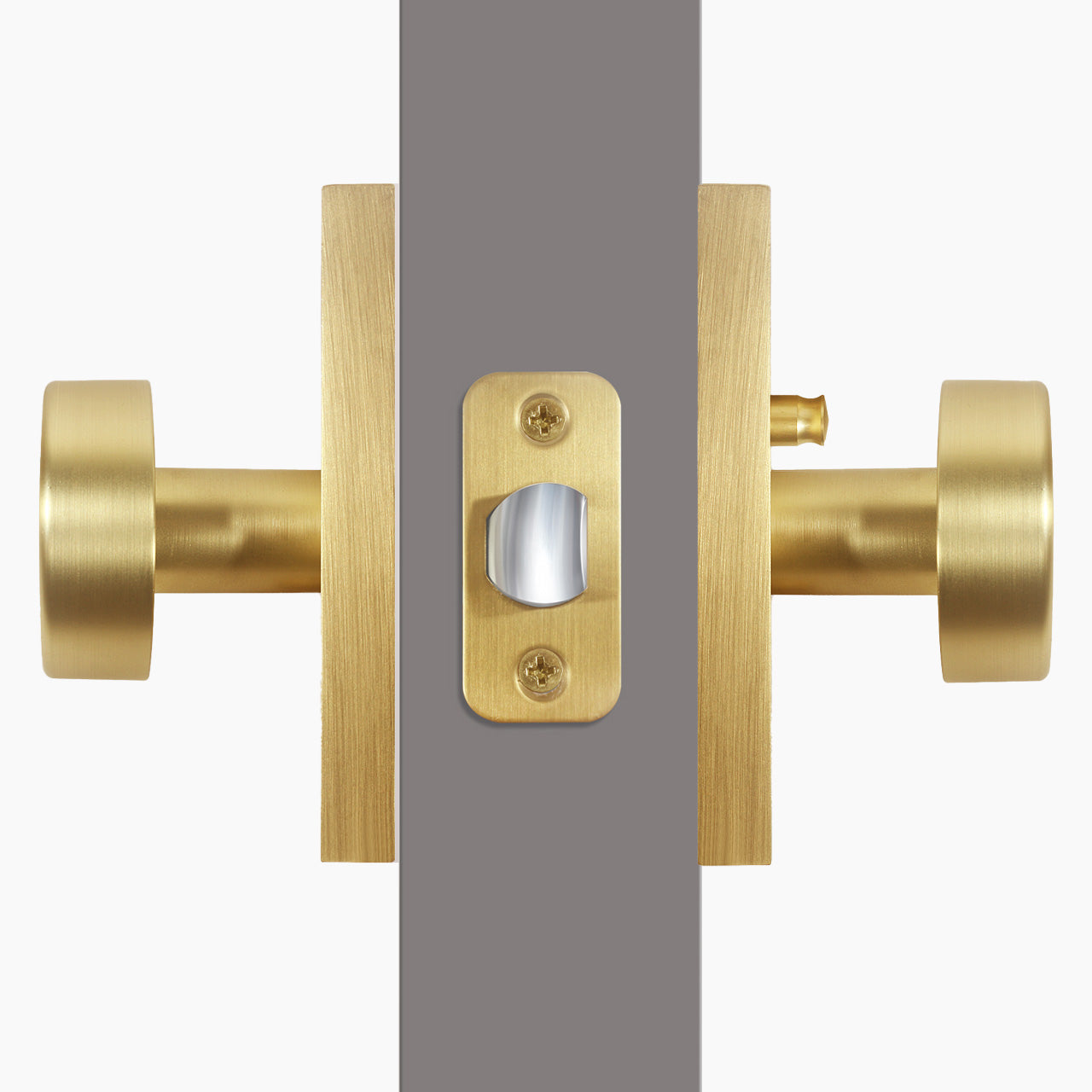 SENY Front Door Knob Set with Round Metal Knob & Deadbolt - Seny Hardware