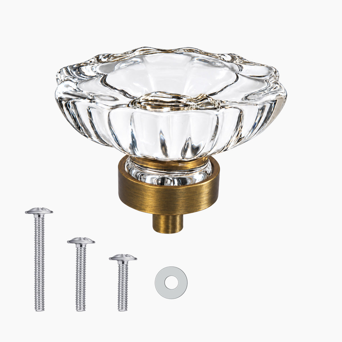 SENY Oval Crystal Cabinet Knobs – Glass Drawer Knobs