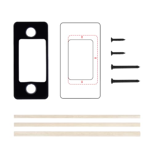 Seny Deadbolt Restorer Strike Plate – Adjustable Repair Plate for Misaligned Door Locks