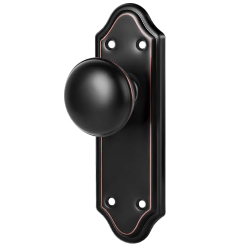 SENY Vintage Mortise Lock Set with Skeleton Key, Classic Door Hardware for Interior Doors