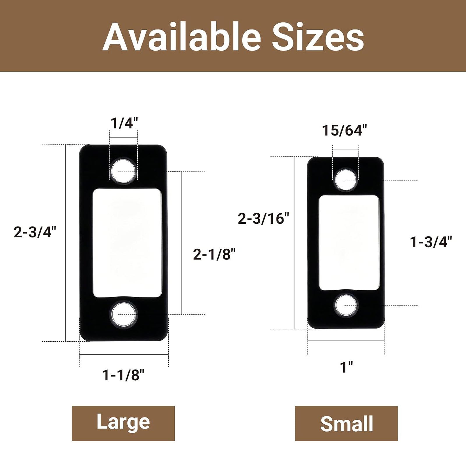 Seny Deadbolt Restorer Strike Plate – Adjustable Repair Plate for Misaligned Door Locks