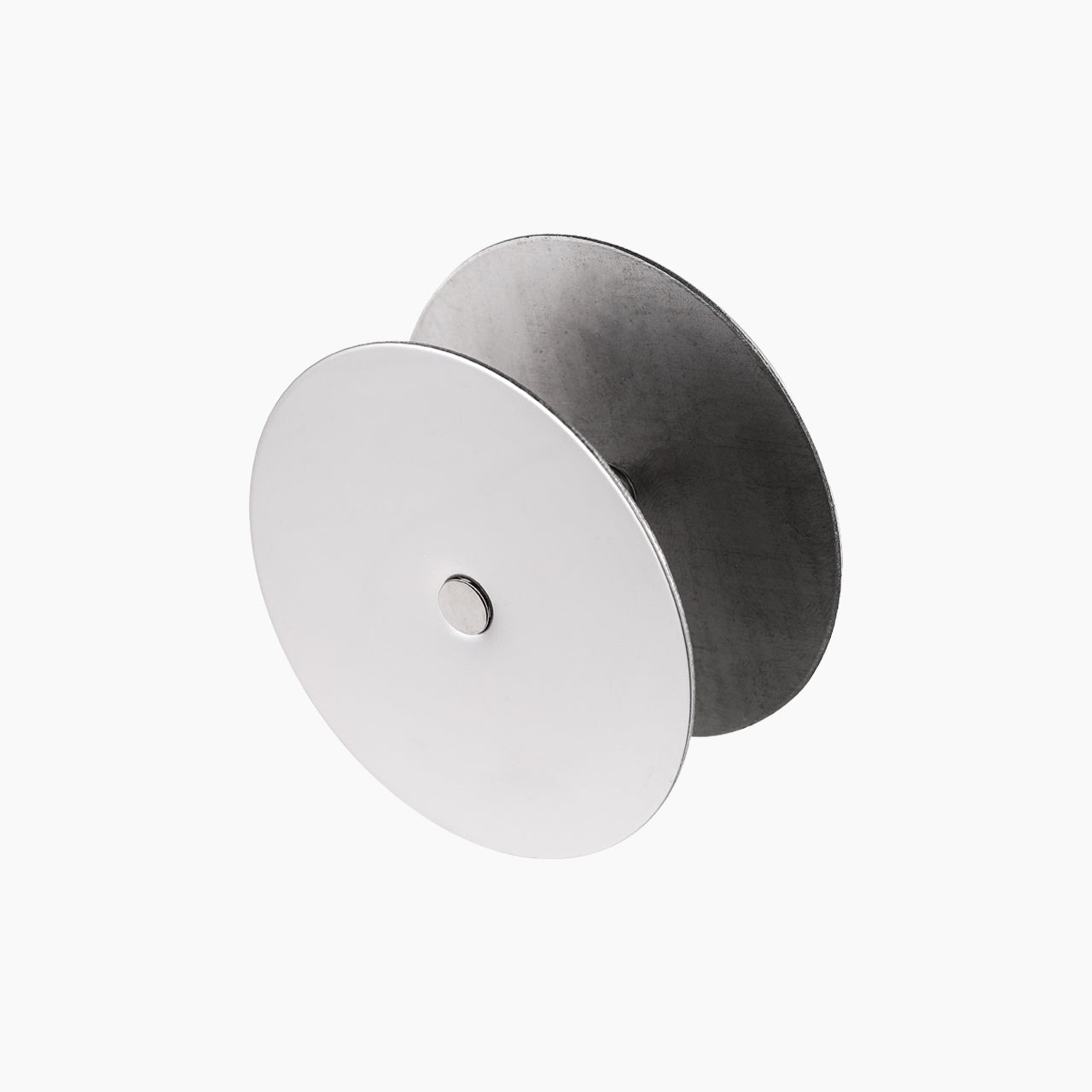 SENY Door Hole Cover Plate – Round Metal Deadbolt Hole Filler for Interior & Exterior Doors (2-5/8")