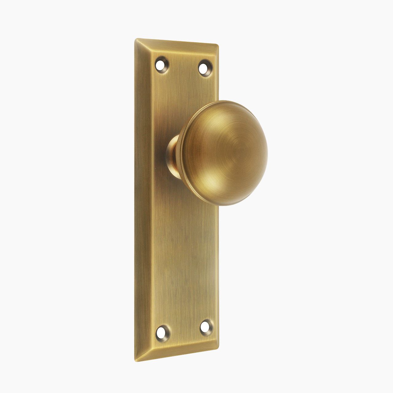 Antique brass decorative dummy mortise door lock for traditional exterior doors, SENY