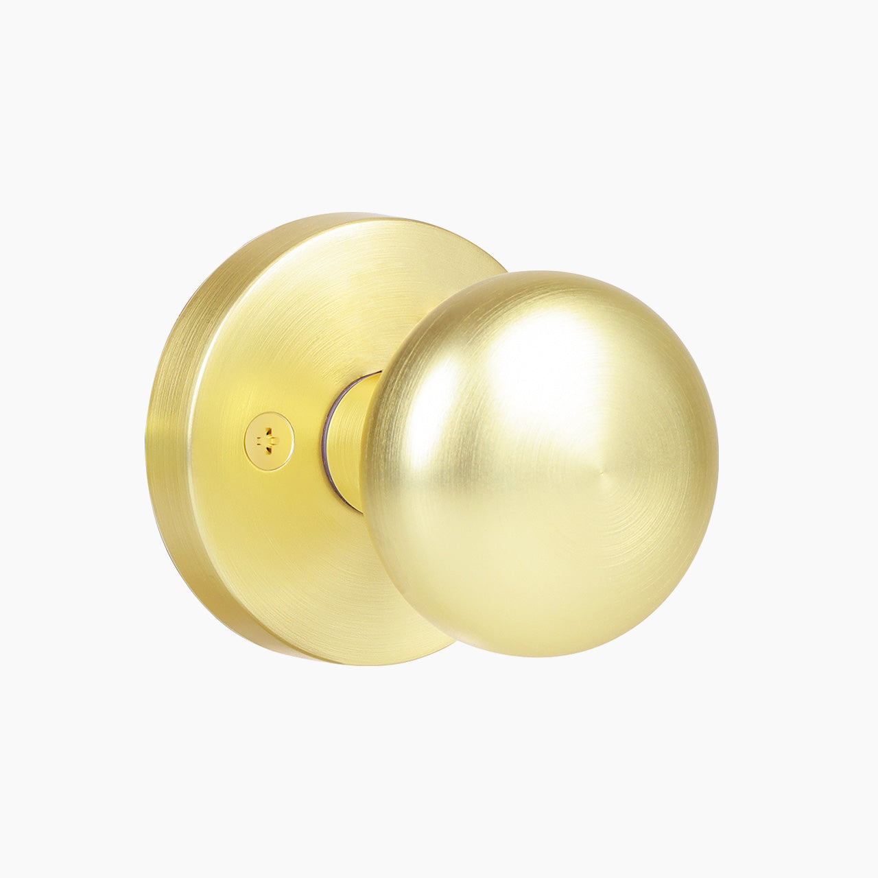 contemporary interior door knobs brushed gold passage function SENY