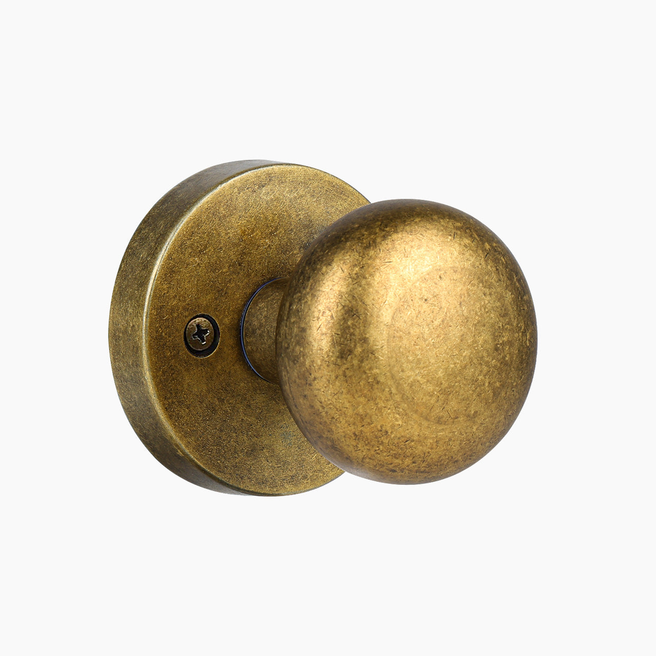 contemporary interior door knobs vintage brass dummy function SENY