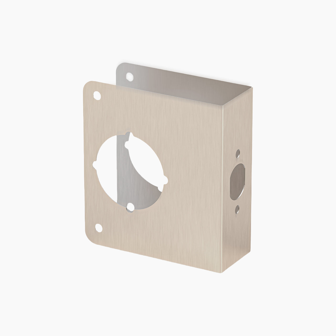 SENY Door Knob & Deadbolt Reinforcement Plate – Heavy Duty Lock Reinforcer for Door Repair & Security - Seny Hardware