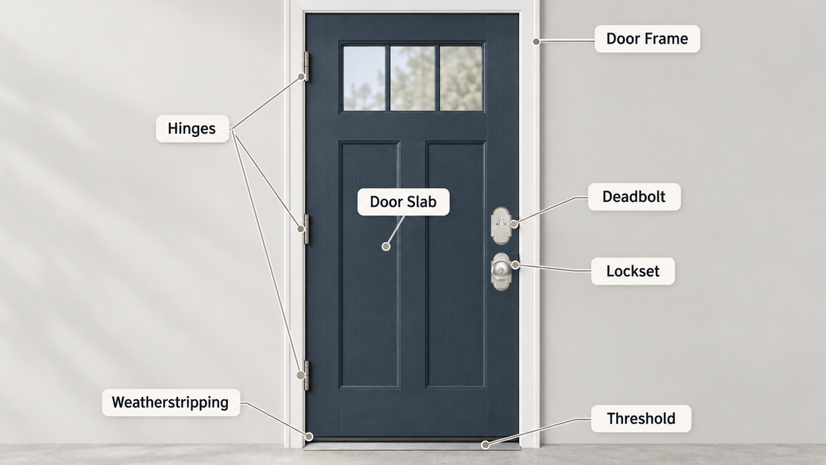 What Are the Parts of an Entry Door? A Complete Homeowner's Guide