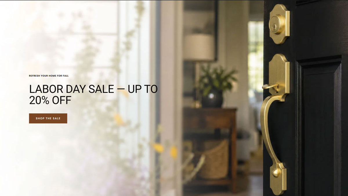 Labor Day Hardware Sale: Easy Home Upgrades for the Long Weekend