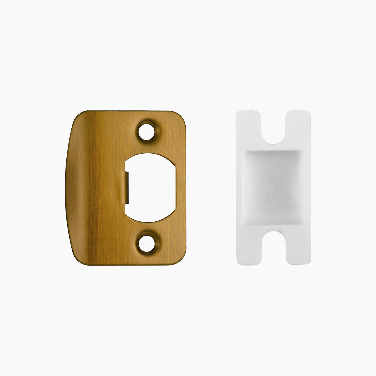 SENY Door Strike Plate – Metal Latch Reinforcement & Repair Plate for Interior Doors