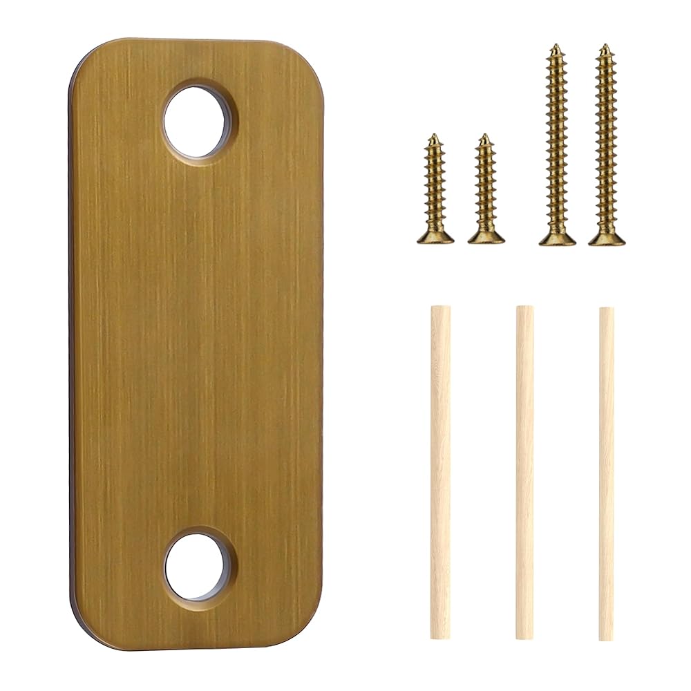 SENY Door Hole Cover Plate – 2-1/4" × 1" Door Frame Filler Plate