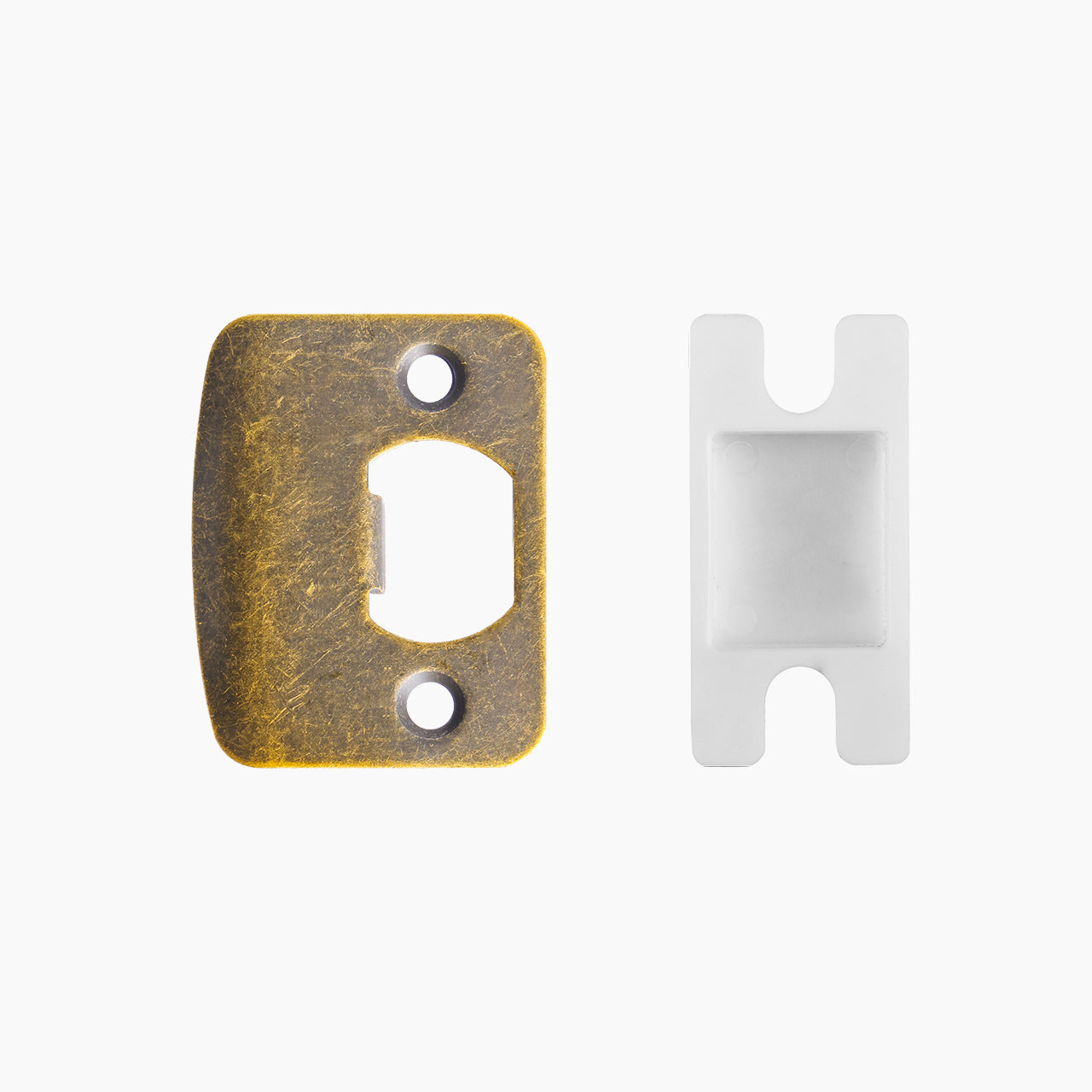 SENY Door Strike Plate – Metal Latch Reinforcement & Repair Plate for Interior Doors