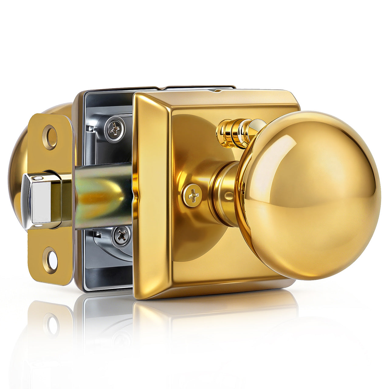 Modern Round Interior Door Knobs | Dummy, Passage & Privacy | SENY