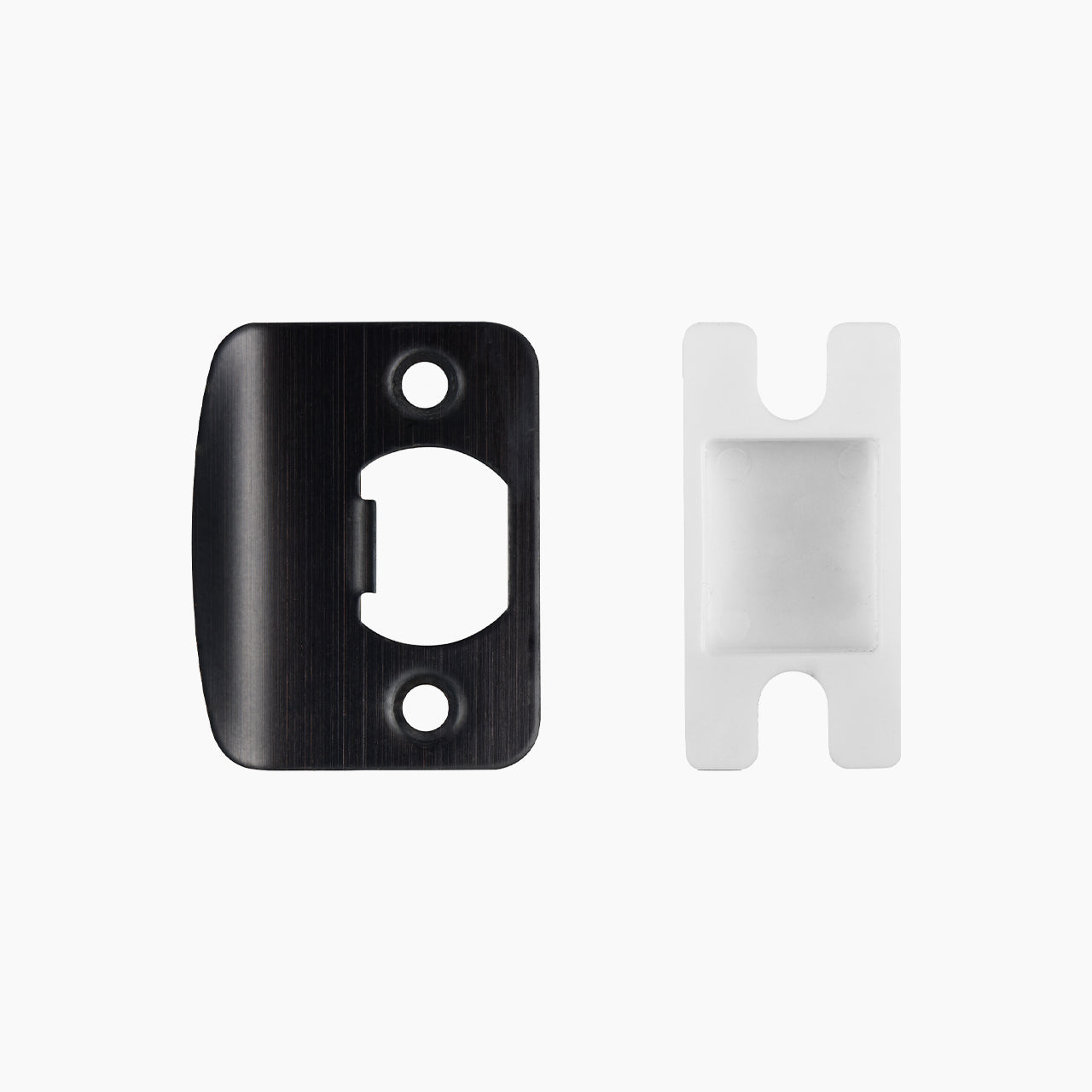 SENY Door Strike Plate – Metal Latch Reinforcement & Repair Plate for Interior Doors