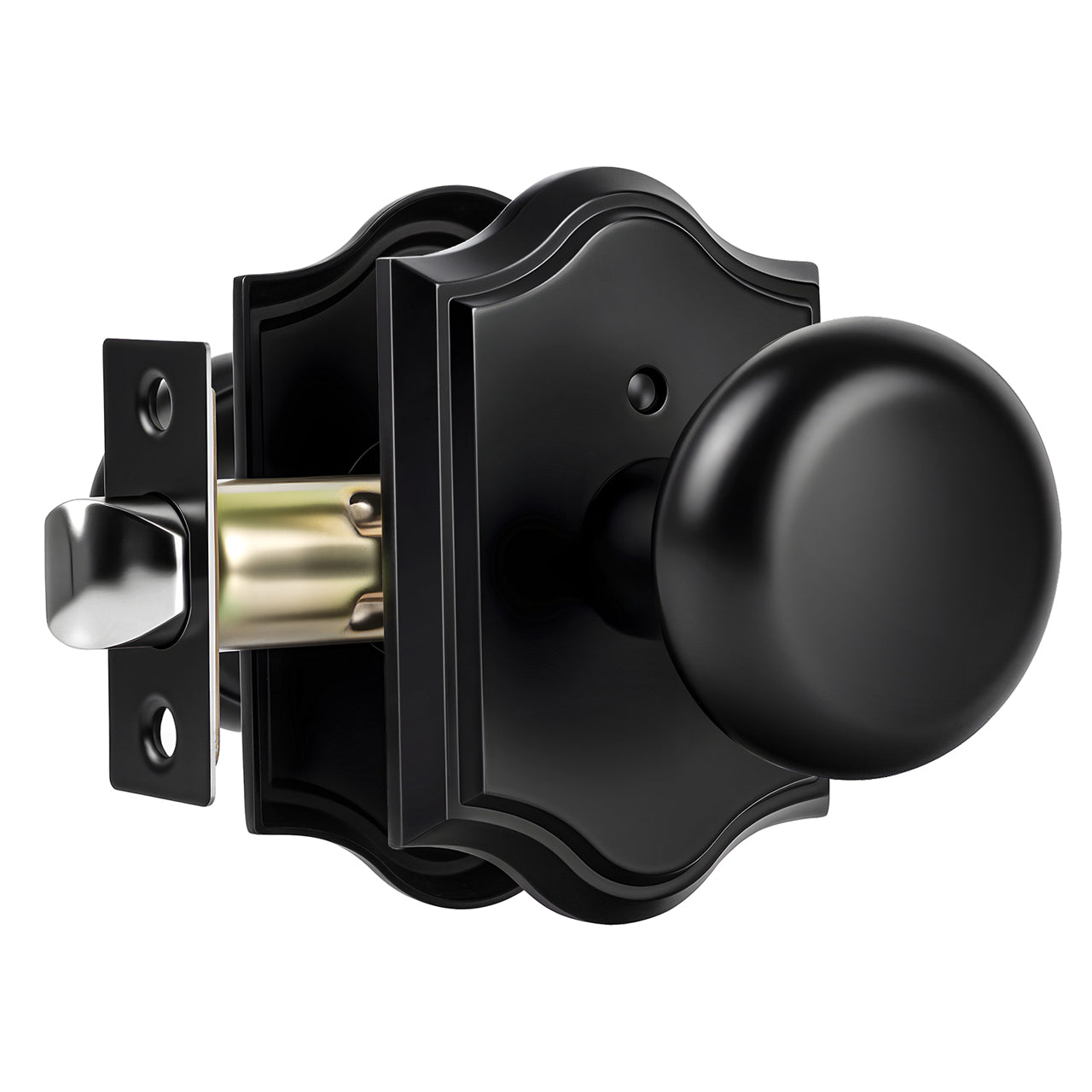 SENY Vintage Interior Door Knobs – Round Door Knobs for Bedroom, Bathroom, Hallway & Closet