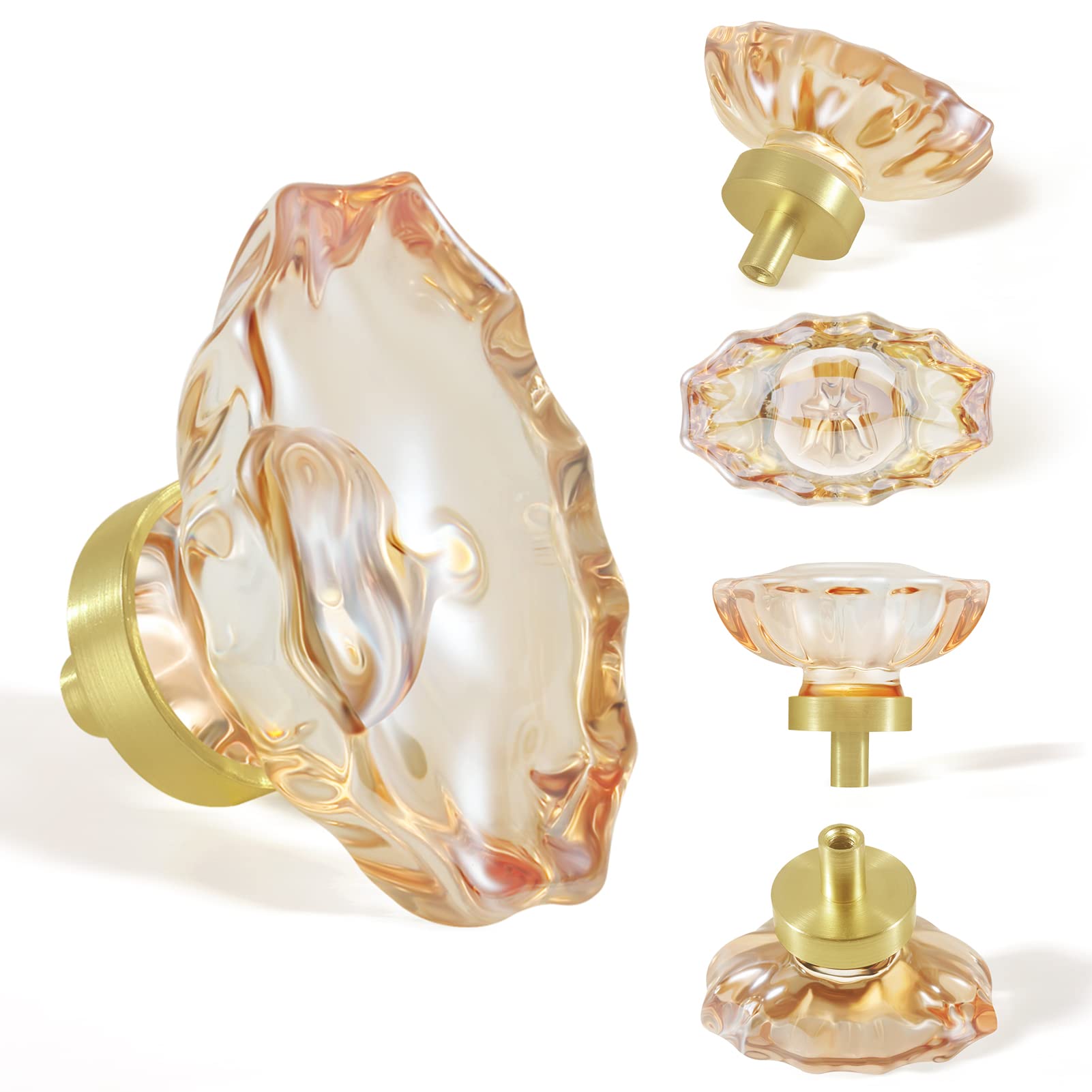 SENY Oval Crystal Cabinet Knobs – Glass Drawer Knobs