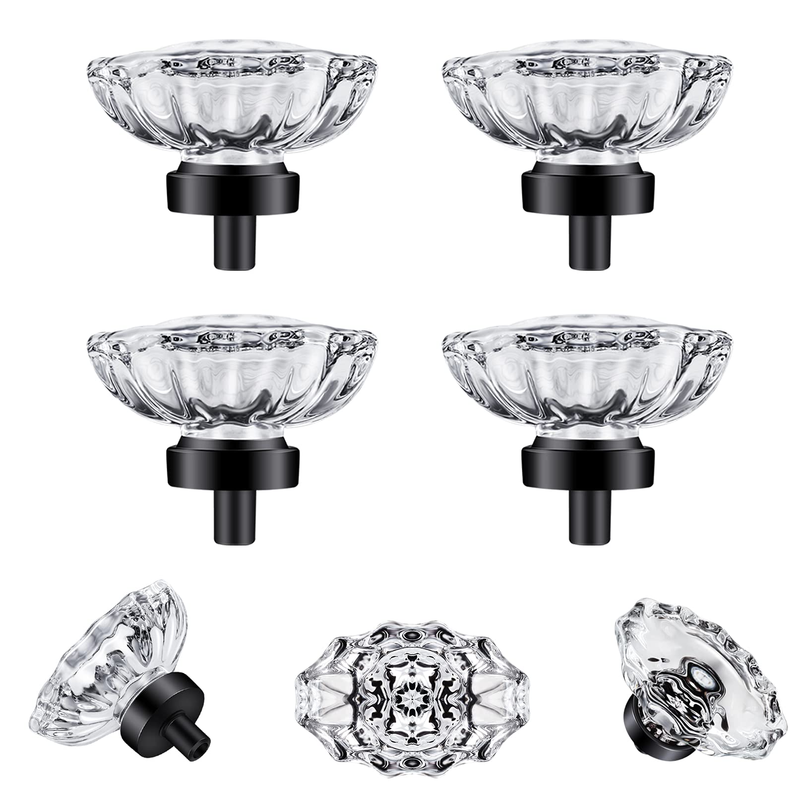 SENY Oval Crystal Cabinet Knobs – Glass Drawer Knobs