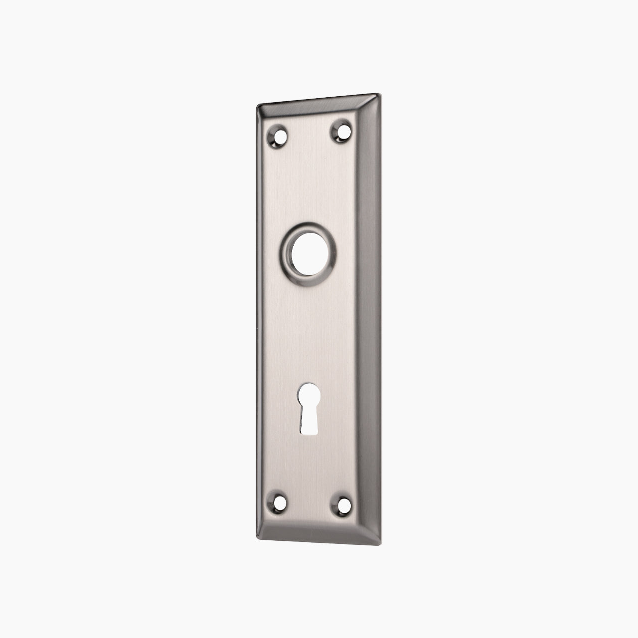 SENY Beveled Rectangular Mortise Door Plate – Decorative Escutcheon Backplate for Interior Doors (2 Pack)