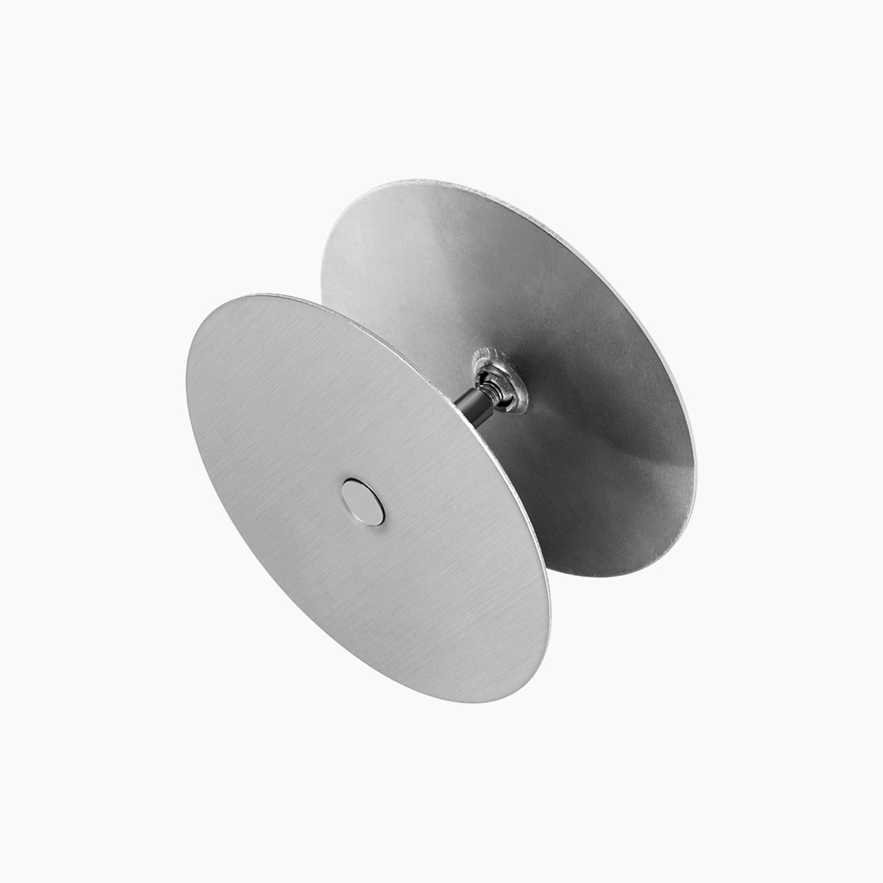 SENY Door Hole Cover Plate – Round Metal Deadbolt Hole Filler for Interior & Exterior Doors (2-5/8")