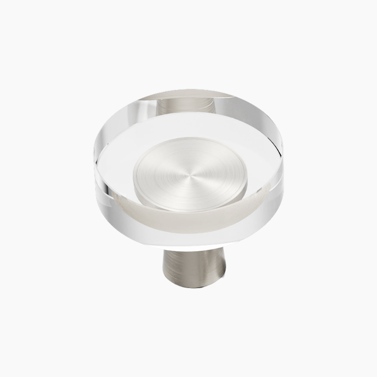 SENY Round Crystal Cabinet Knobs – Glass Drawer Knobs for Kitchen, Bathroom & Furniture (4 Pack)