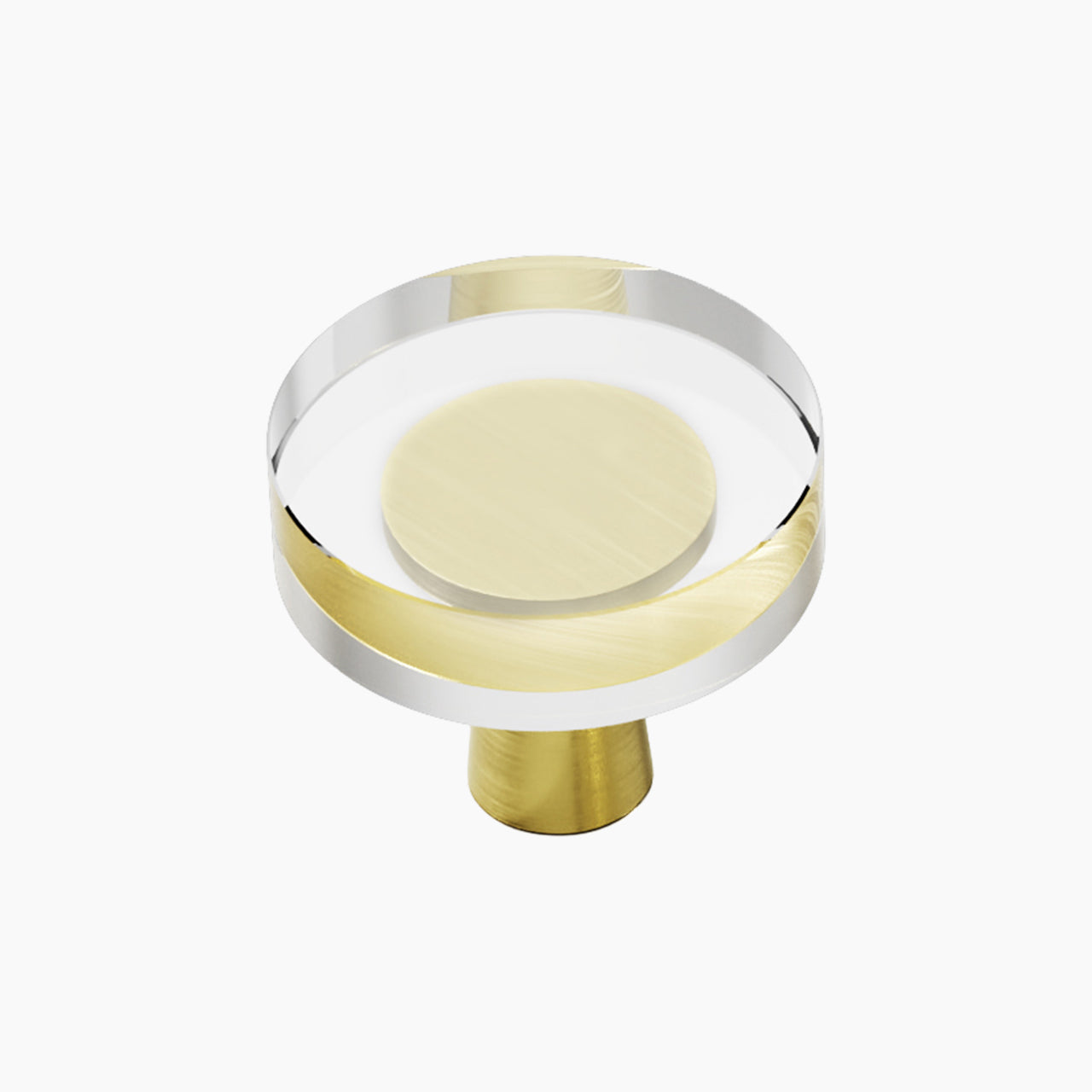 SENY Round Crystal Cabinet Knobs – Glass Drawer Knobs for Kitchen, Bathroom & Furniture (4 Pack)