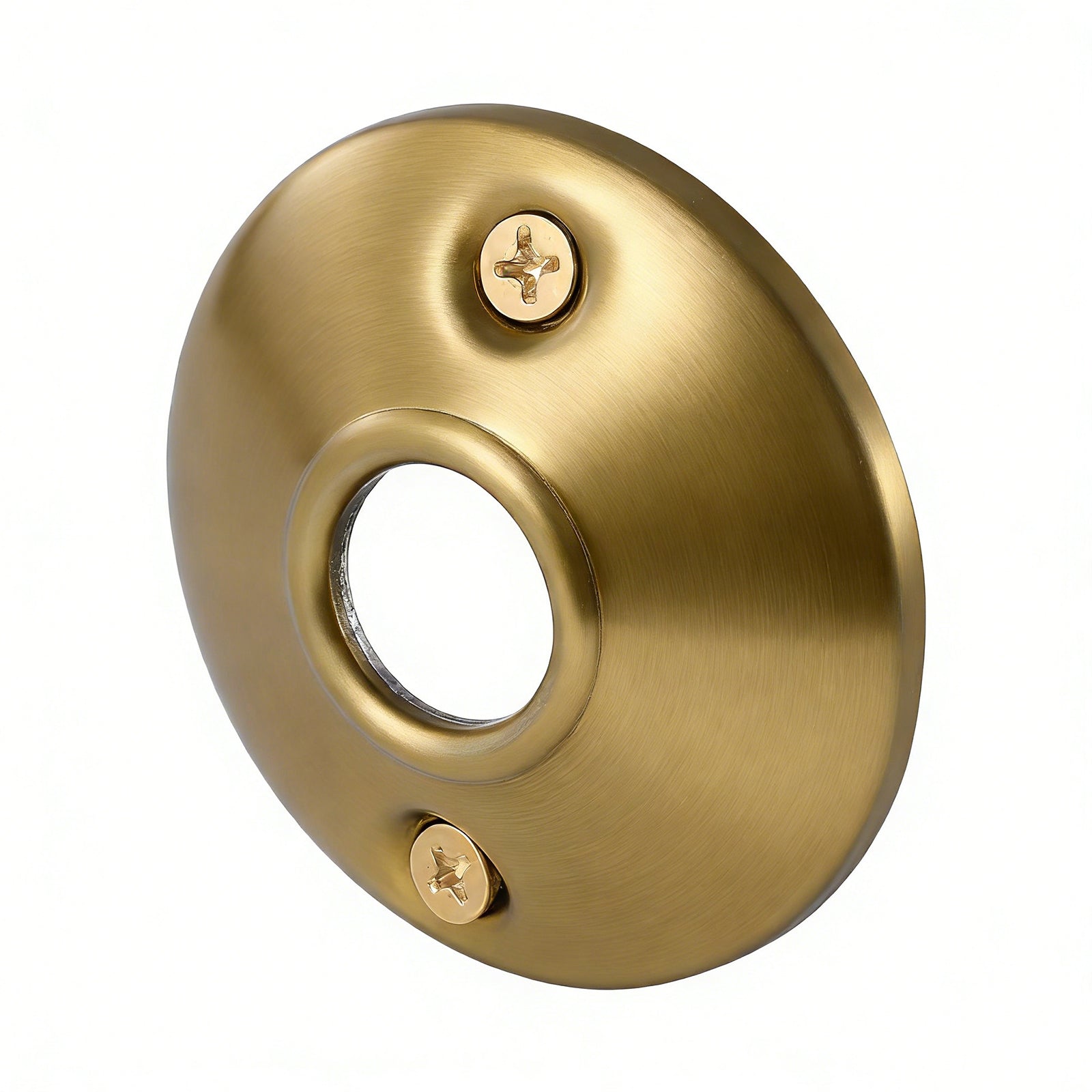 SENY Round Door Knob Backplate Rosettes – Decorative Metal Replacement Plates for Interior Doors (2 Pack) - Seny Hardware