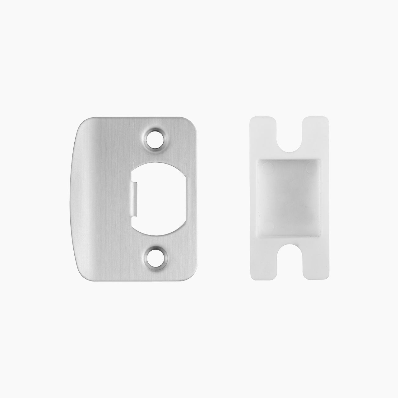 SENY Door Strike Plate – Metal Latch Reinforcement & Repair Plate for Interior Doors