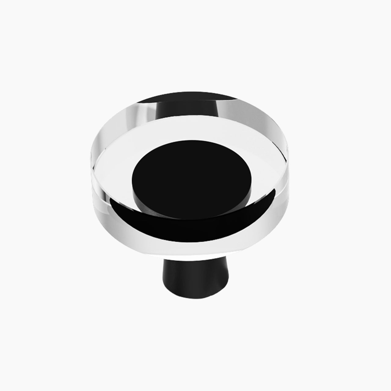 SENY Round Crystal Cabinet Knobs – Glass Drawer Knobs for Kitchen, Bathroom & Furniture (4 Pack)