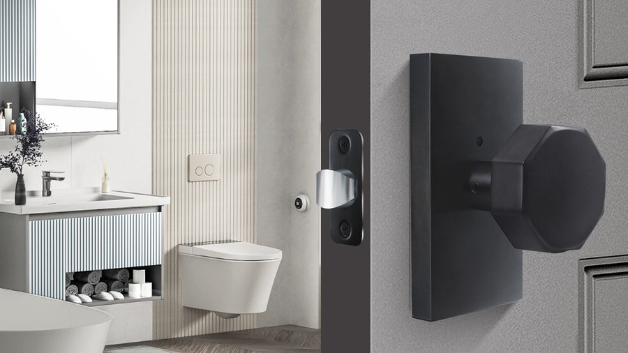 SENY Decorative Door Knobs with Modern Octagon Metal Knob & Rectangular Backplate applicable scenario