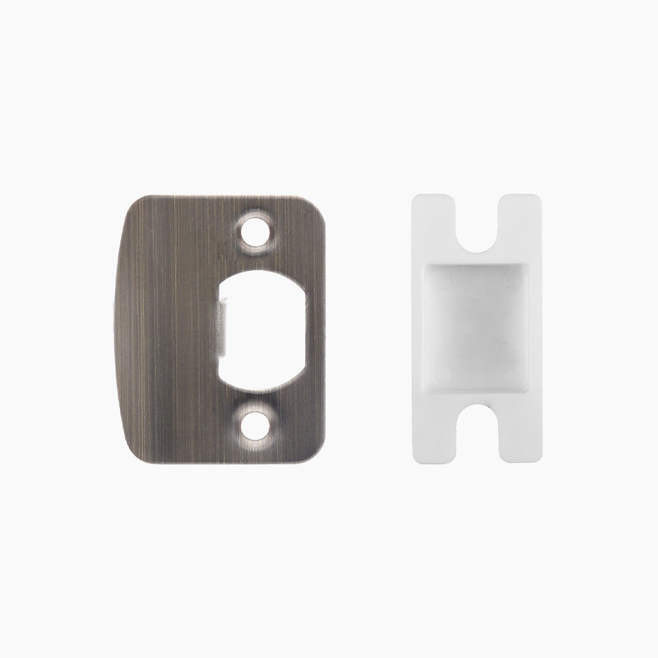 SENY Door Strike Plate – Metal Latch Reinforcement & Repair Plate for Interior Doors