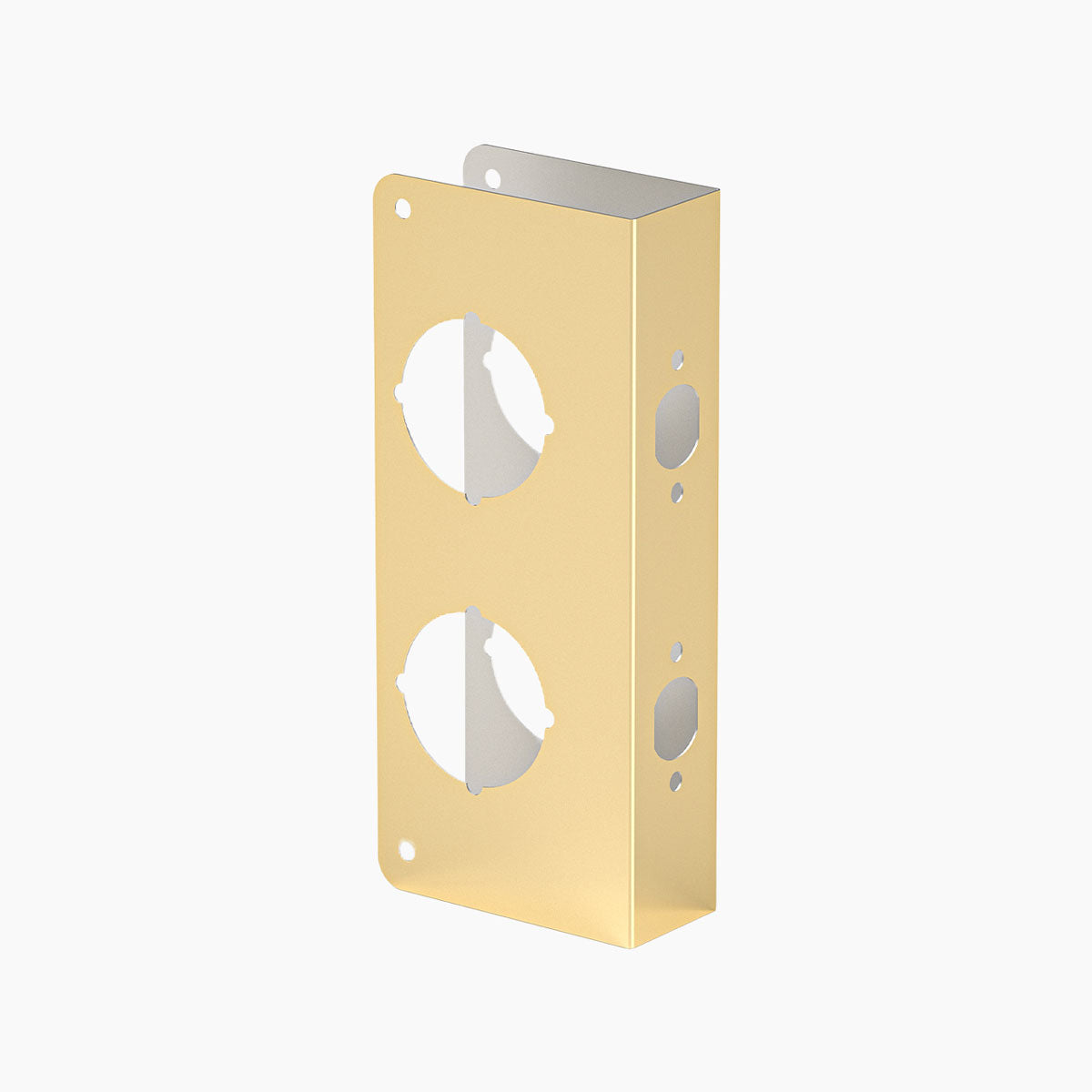 SENY Door Knob & Deadbolt Reinforcement Plate – Heavy Duty Lock Reinforcer for Door Repair & Security