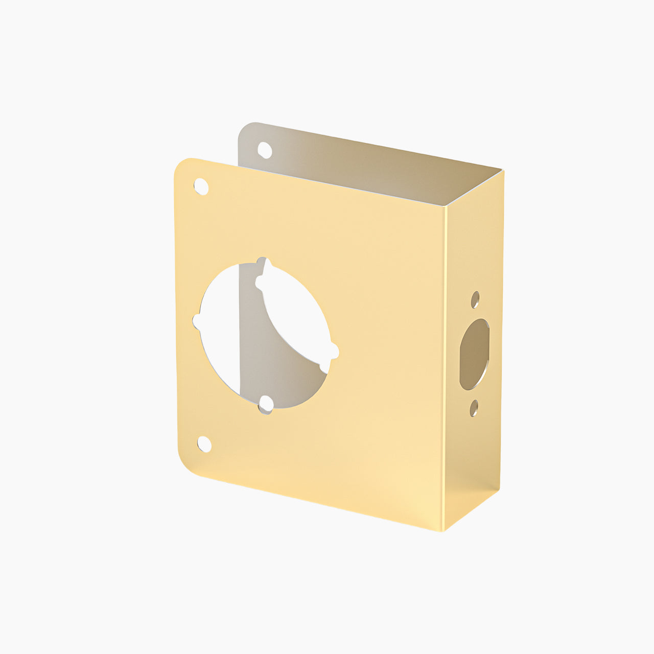 SENY Door Knob & Deadbolt Reinforcement Plate – Heavy Duty Lock Reinforcer for Door Repair & Security