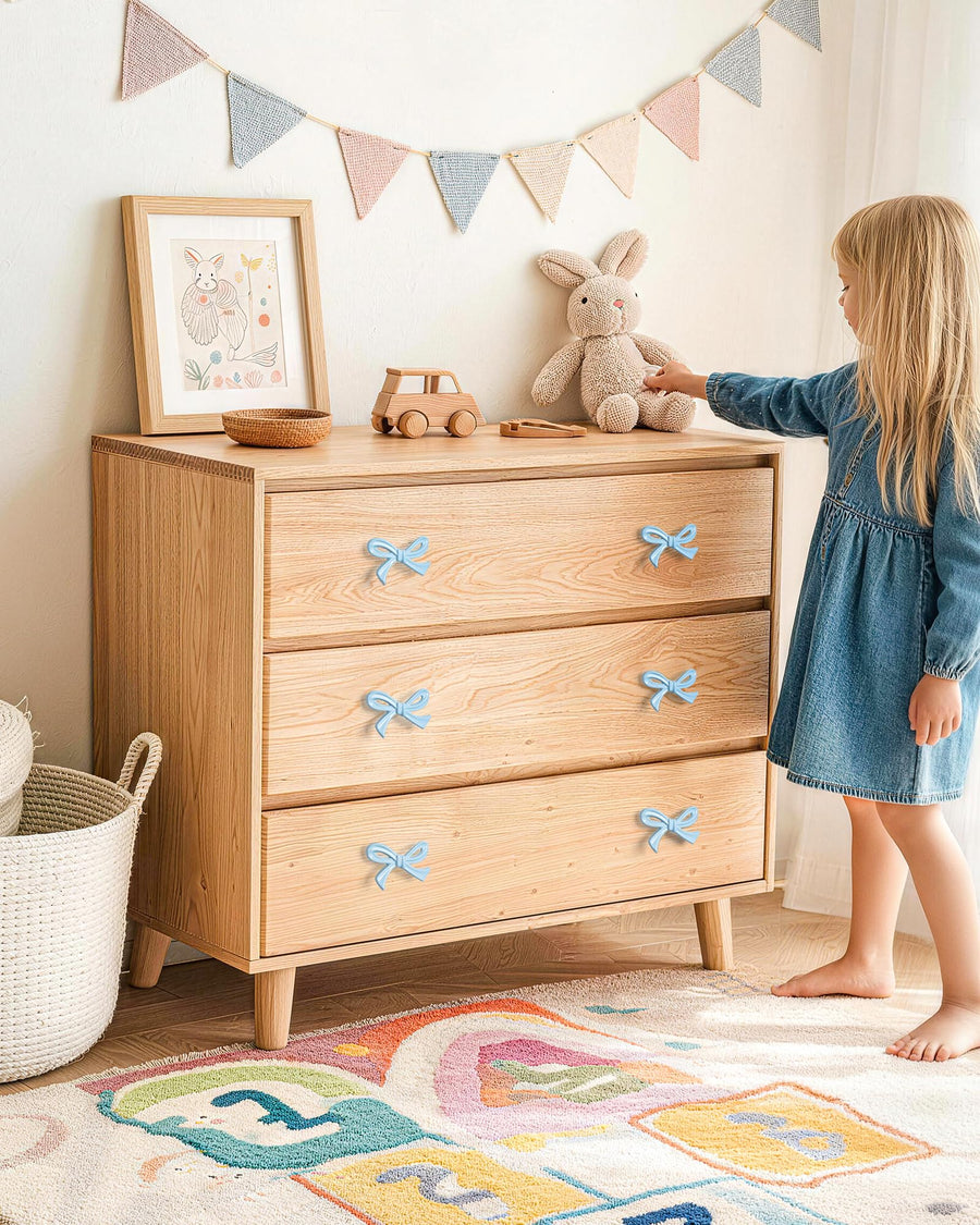 SENY Bow Dresser Knobs, Cute Bow Drawer Knobs for Dressers, Cabinets & Furniture applicable scenario